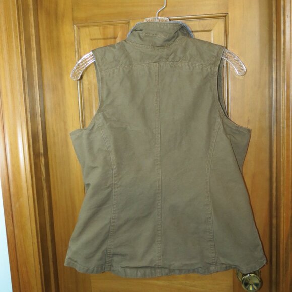 Noble Outfitters Canvas Vest Full-Zip Equestrian Western Workwear Size Medium - Picture 6 of 13